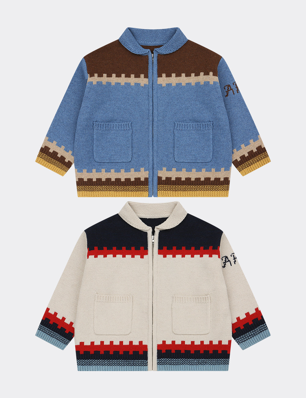 トップス second layer knit cardigan DOUBLE LAYER KNIT CARDIGAN - Sand | ZARA United States